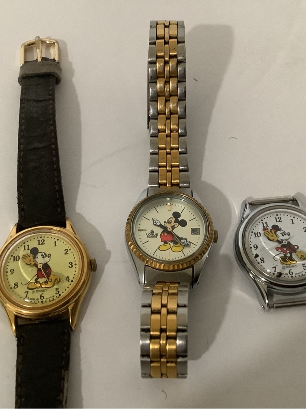 Disney Two-Tone Gold and Silver Mickey Mouse Watch